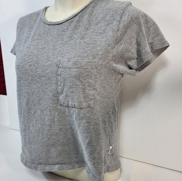 Good American Grey Crop Tee - Picture 2 of 6
